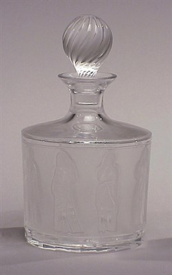 Lot 453 - Lalique Femme Antiques Decanter and Goblet...