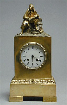 Lot 224 - Napoleon III Bronze Mantel Clock