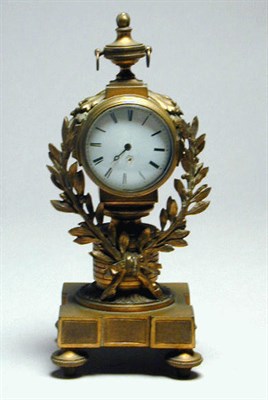 Lot 700 - Louis XVI Style Gilt-Bronze Mantel Clock The...