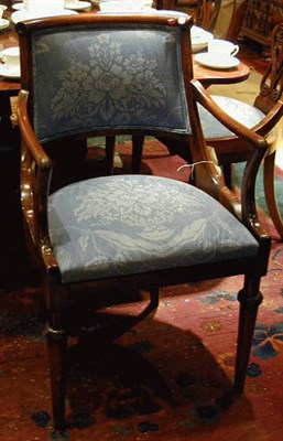 Lot 253 - Six Regency Style Mahogany Dining Chairs...