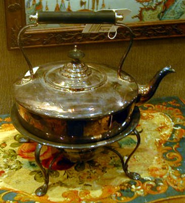 Lot 369A - Silver Plated Kettle on Stand DO NOT CATALOG...