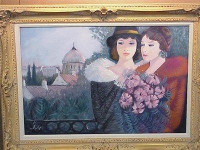 Lot 43 - Charles Levier French, b. 1920 L'ANNIVERSAIRE...
