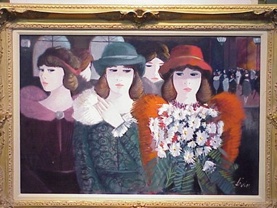 Lot 44 - Charles Levier French, b. 1920 LA RUE Signed...