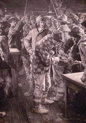Lot 28 - Anton Otto Fischer 1882 - 1962 LYNCHING AT THE...