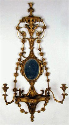 Lot 308 - Pair of George III Style Gilt-Wood...
