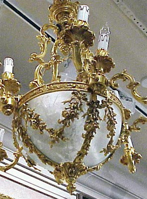 Lot 446 - Louis XVI Style Gilt-Bronze Twelve-Light...