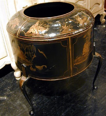 Lot 717 - Tole Painted Jardiniere
