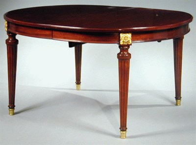 Lot 119 - Louis XVI Style Gilt-Bronze Mounted Dining Table