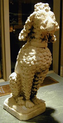 Lot 451 - Limestone Poodle