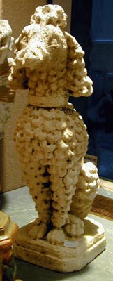 Lot 458 - Limestone Poodle