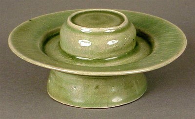 Lot 45 - Celadon Cup Stand Circa 12th century Of...