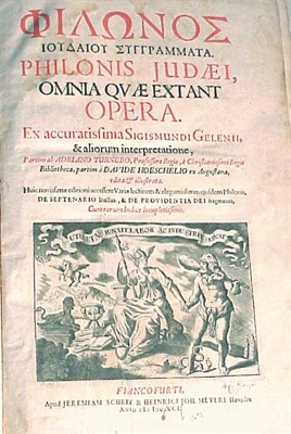 Lot 123 - PHILO JUDAEUS Omnia quae extant Opera Folio,...