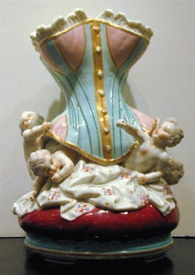 Lot 429 - Victorian Porcelain Figural Vase