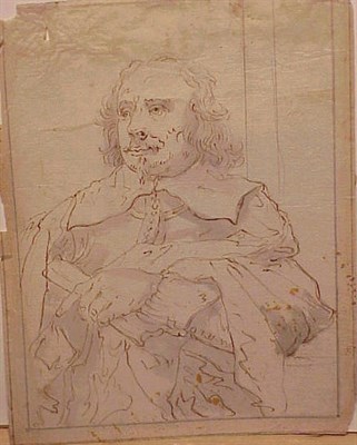 Lot 2 - Circle of Sir Anthony Van Dyck PORTRAIT OF A...