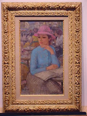 Lot 83 - Francois Gall French, 1912 - 1987 AU CAFE A...