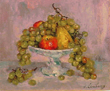 Lot 91 - Andre Hambourg French, b. 1909 LES RAISINS A...