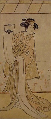 Lot 66 - Katsukawa Shunsho. Hosoban of Iwai Hanshiro IV...