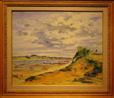 Lot 78 - Georges Yoldjoglou French, b. 1935 LES BATEAUX...