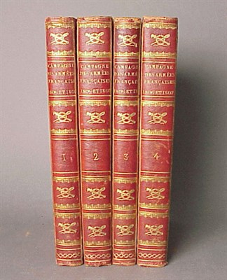 Lot 119 - [NAPOLEON] CAMPAGNE DES ARMEES FRANCAISES EN...
