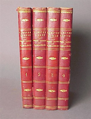 Lot 121 - [NAPOLEON] HUGO, GENERAL. 2 vols. Paris, 1823...