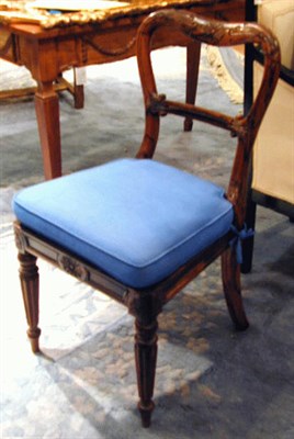 Lot 319 - Set of Four William IV Rosewood Dining Chairs