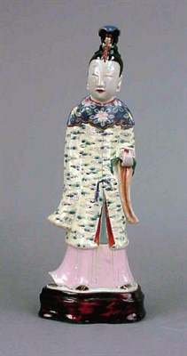Lot 193 - Chinese Export Famille Rose Porcelain Figure...