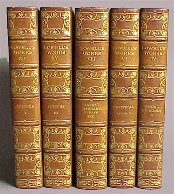 Lot 58 - [BINDING] LOWELL, JAMES RUSSELL The Complete...