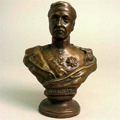 Lot 705 - Bronze Portrait of S. M. Alberti Signed Mary...