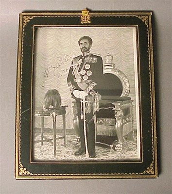 Lot 8 - HAILE SELASSIE, EMPEROR OF ETHIOPIA...