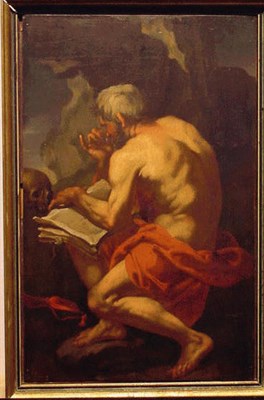 Lot 116 - Circle of Johann Liss ST. JEROME IN THE...