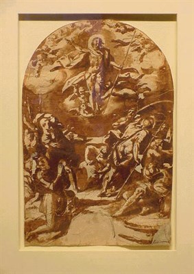 Lot 48 - Roman School 17th Century RESURRECTION...
