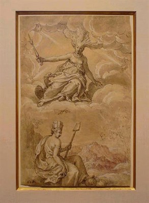 Lot 29 - German School 17th Century ALLEGORICAL SCENE...