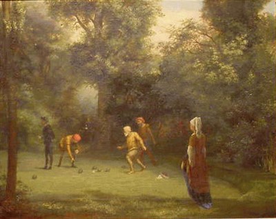Lot 54 - J.D. Marshall British, 19th century BOWLING...