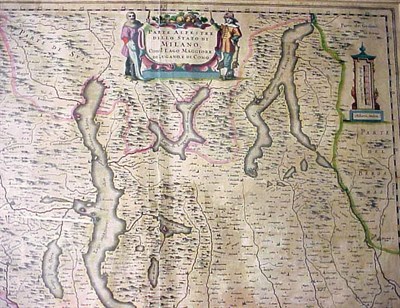 Lot 112 - [MAP] PARTE ALPESTRE DELLO STATO DI MILANO CON...