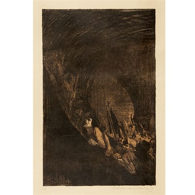 Lot 427 - Kathe Kollwitz (1867-1945) BEWAFFNUNG IN EINEM...