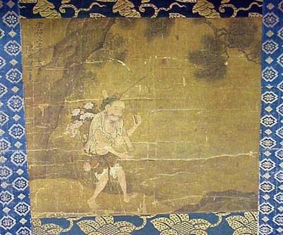 Lot 71 - Chinese Ming Style Painting of a Sennin...