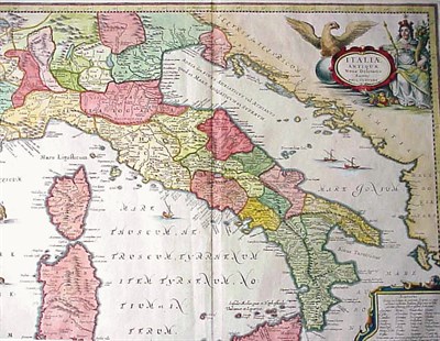 Lot 111 - [MAP] JANSSONIUS, JOANNES Italiae Antiquae...