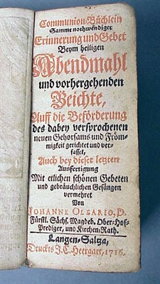 Lot 308 - COMMUNION BUCHLEIN SAMME NOTHWENDIGER...