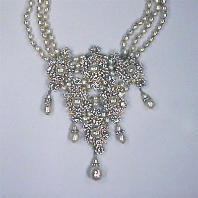 Lot 235 - Miriam Haskell Pearl Festoon Necklace...