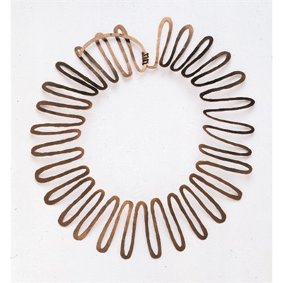 Lot 108 - Brass Collarette Necklace Attributed to...