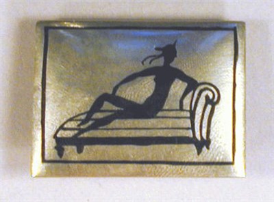 Lot 102 - Wiener Werkstatte Silver Silhouette Pin...