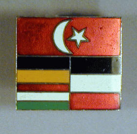 Lot 103 - Wiener Werkstatte Enamel Flag Pin Rectangular,...