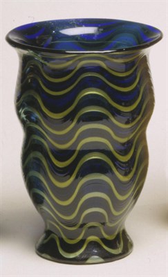 Lot 370 - Unsigned Loetz Glass Vase Of goblet form, with...