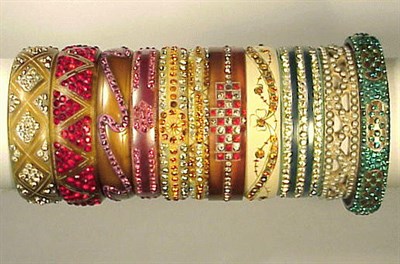 Lot 300 - Group of Rhinestone Encrusted Celluloid...