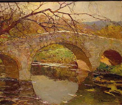 Lot 9 - Louis Bonamici French, 1880-1966 PONT DE LA...