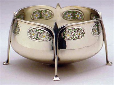 Lot 479 - Liberty & Co Sterling Silver and Plique a Jour...