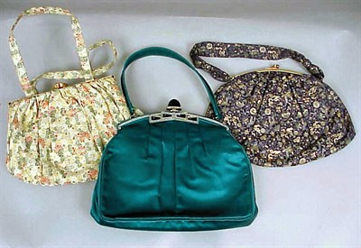 Lot 1065 - Tiffany and Other Silk Evening Bags 1930s...