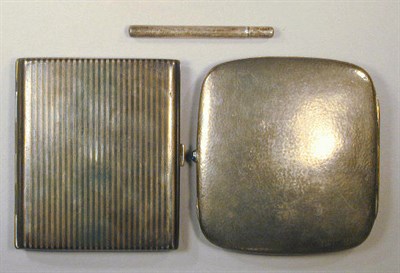 Lot 35 - Three Silver Items Comprising a cushion shaped...