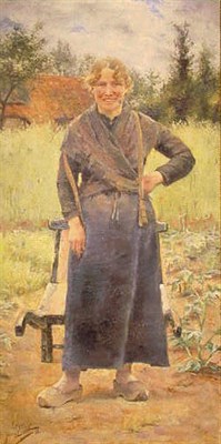 Lot 39 - Jean-Henri Luyten Belgian, 1859 - 1945 LINEKE...