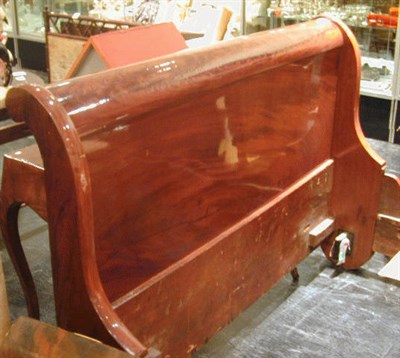 Lot 167 - Empire Mahogany Sleigh Bed